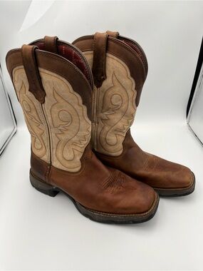 Durango Lady Rebel Womens 10M Square Toe Ranch Farm 11” Western Chore Brown Boot